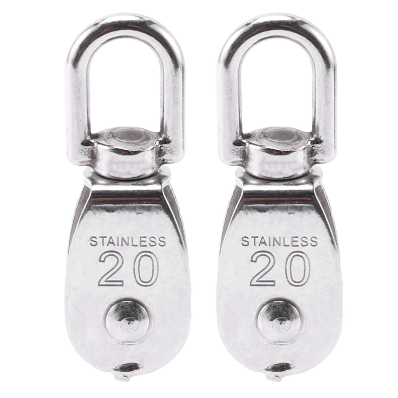 

2 шт., поворотный шкив из нержавеющей стали M20