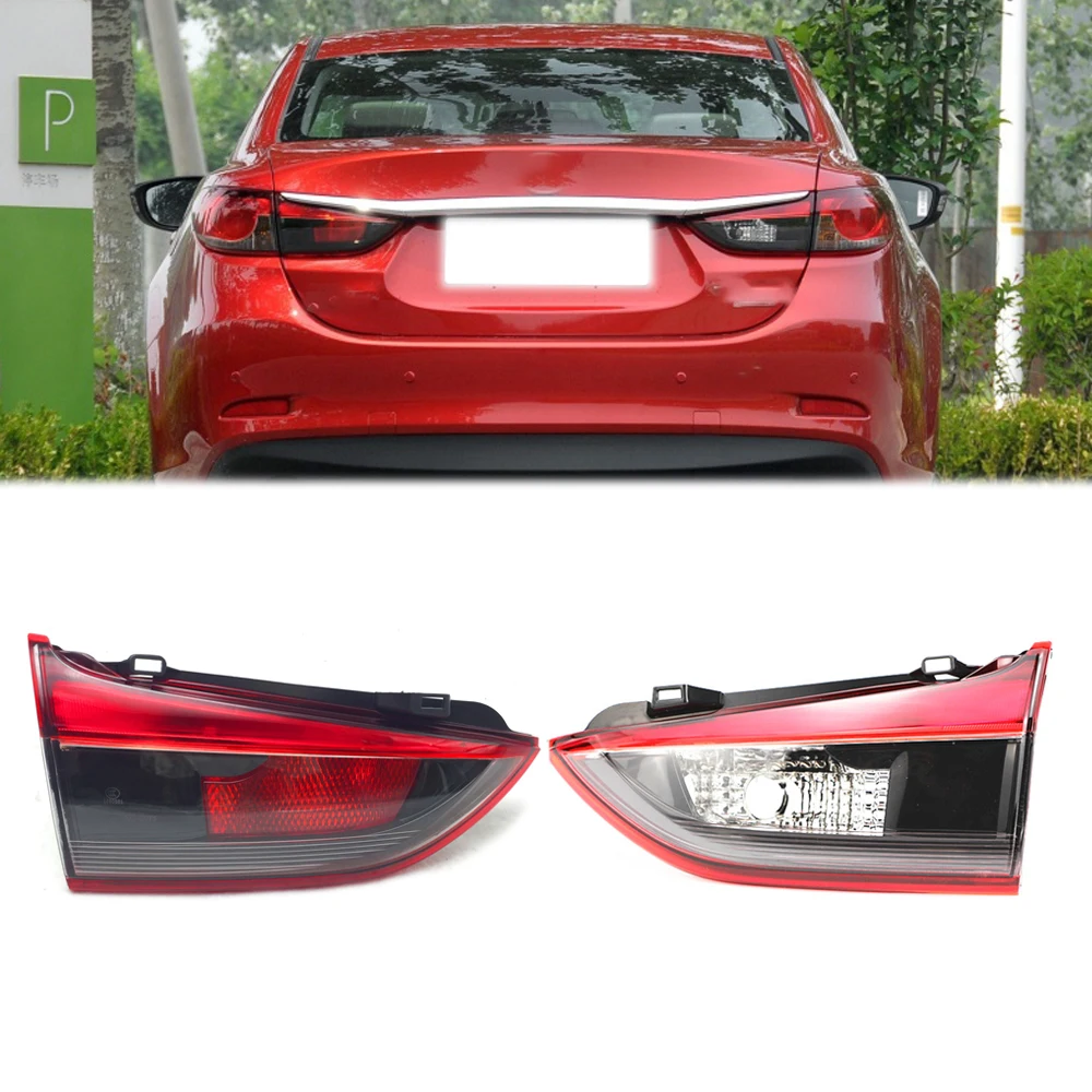 Left Right Inside Rear Bumper Tail Light Assembly Rear Fog Lamps Turn Signal Light For Mazda 6 Atenza 2014 2015 2016