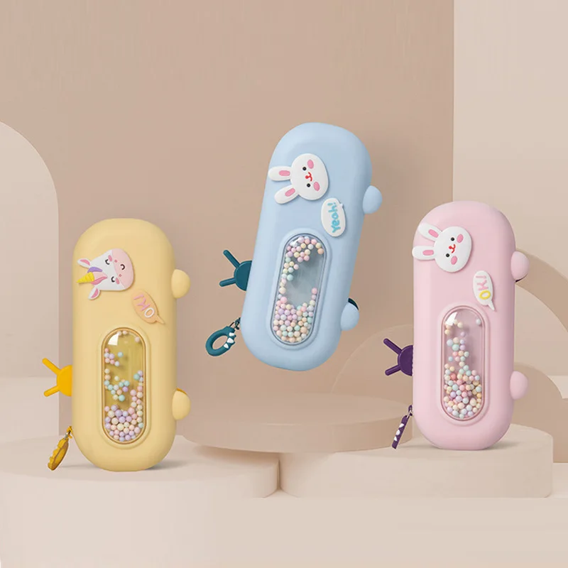 

Super Big Pencil Case Silica Gel Cute School Supplies Bts Stationery Gift School Cute Pencil Box Pencilcase Pencil Bag CL-1986