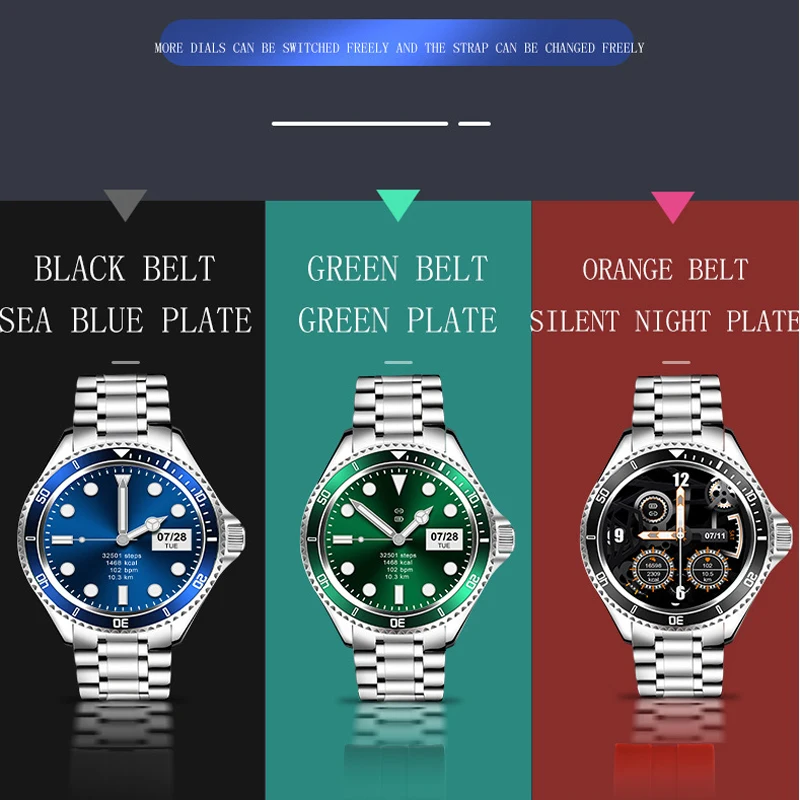 rollstimi watch for men bluetooth call smart 2022new ip67 waterproof fashion sport ecg fitness for huawei phone smartwristband free global shipping