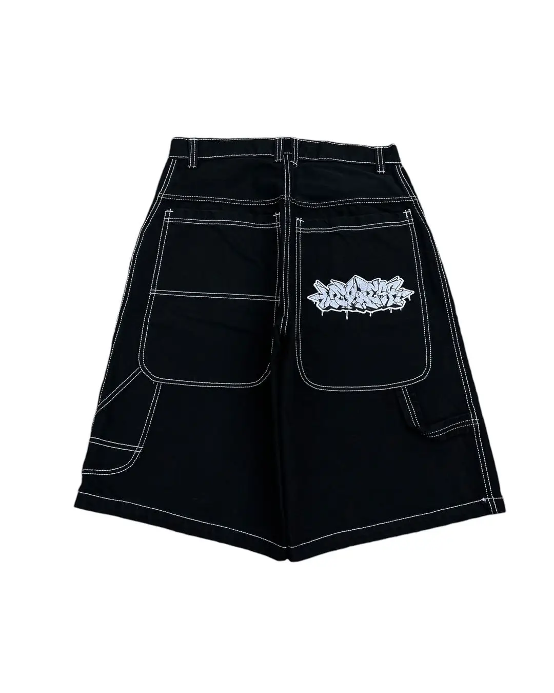 Джинсовые шорты-карго Wexwear с вышивкой джинсовые мешковатые шорты в стиле ретро