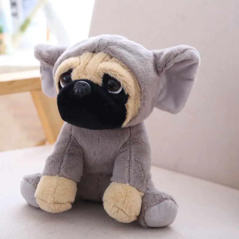 

20cm Stuffed Simulation Dogs Plush Dolls Sharpei Pug Lovely Puppy Pet Toy Animal Toys Children Kids Birthday Christmas Gifts