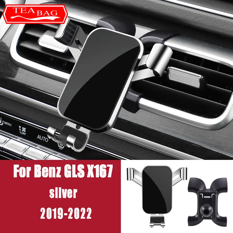 

Автомобильный держатель мобильного телефона для Mercedes Benz Gle W166 W167 coupé C292 C167 GLS X167 X166 2019 GPS гравитационное крепление навигационный кронштейн