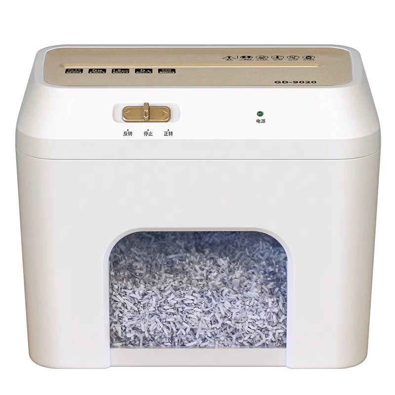 GD-9020 Электрический настольный маленький измельчитель бумаги для домашнего офиса