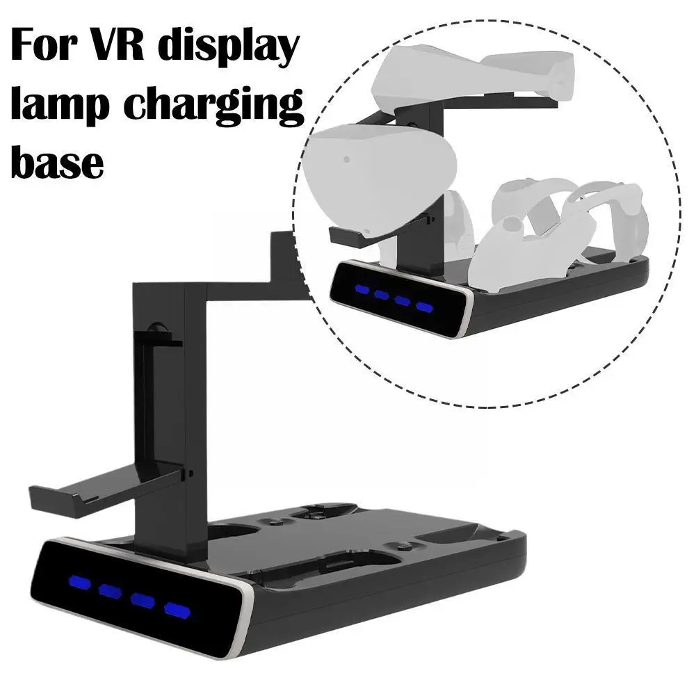 

Зарядная док-станция с индикатором яркости для лампы виртуальной реальности, Зарядная база, держатель для шлема виртуальной реальности U8F9