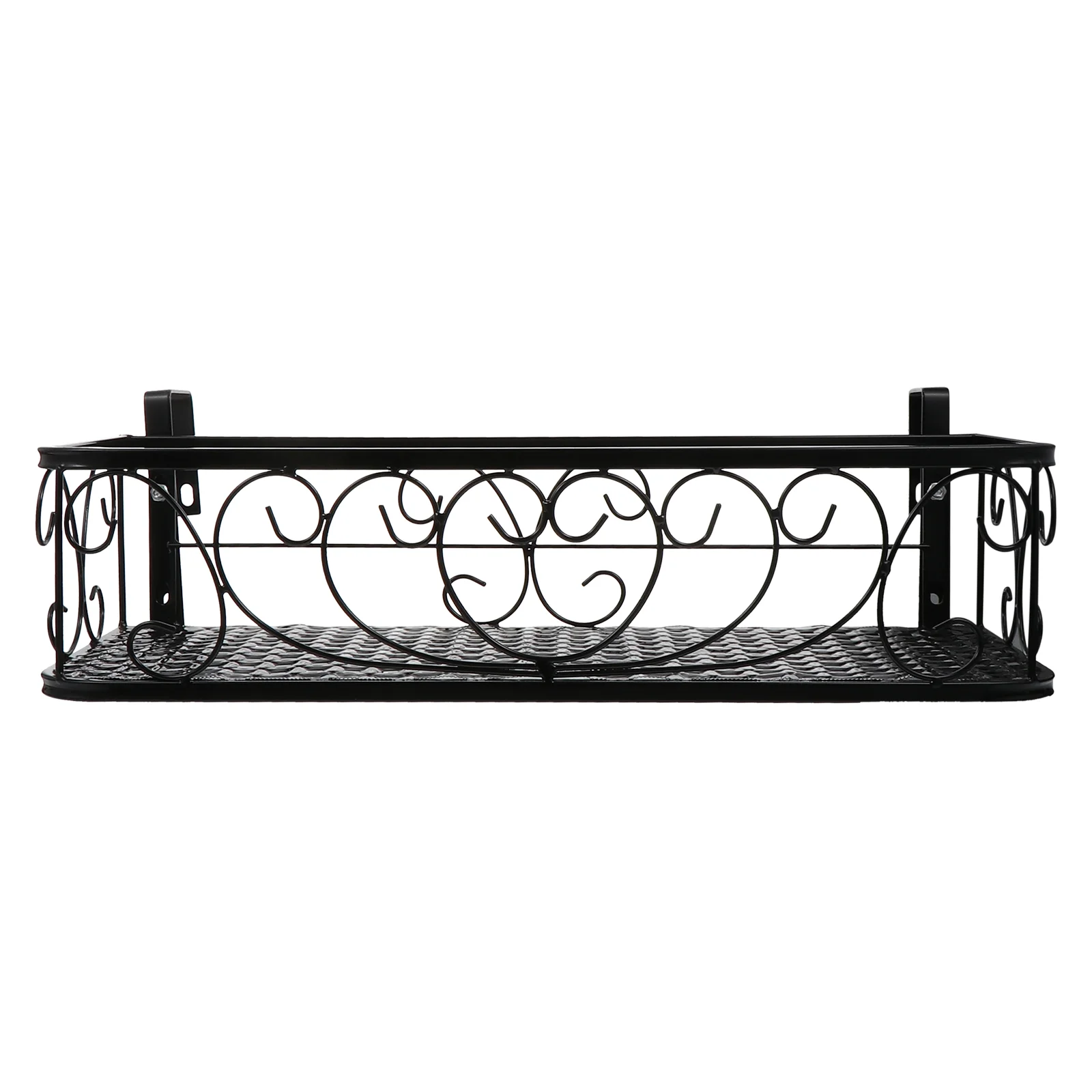 

Flower Pot Hanger Hanging Flower Potss Flowerpot Hanging Tool Pots Holder Patio Railing Shelf Rack Metal Indoor Garden Decor