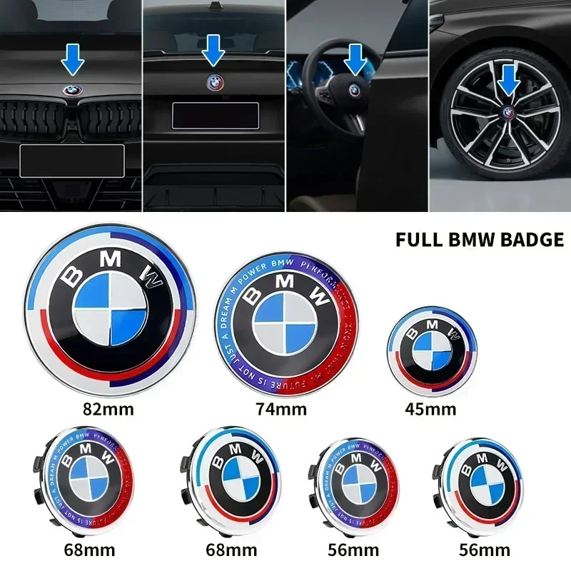 45/56/68/74/82 мм 50-летие выпускной значок наклейка с логотипом переднего и заднего