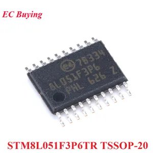 STM8L051F3P6TR TSSOP-20 STM8L051 STM8L 051F3P6 TSSOP20 16MHz 8KB Flash 8bit Microcontroller MCU IC Controller Chip New Original