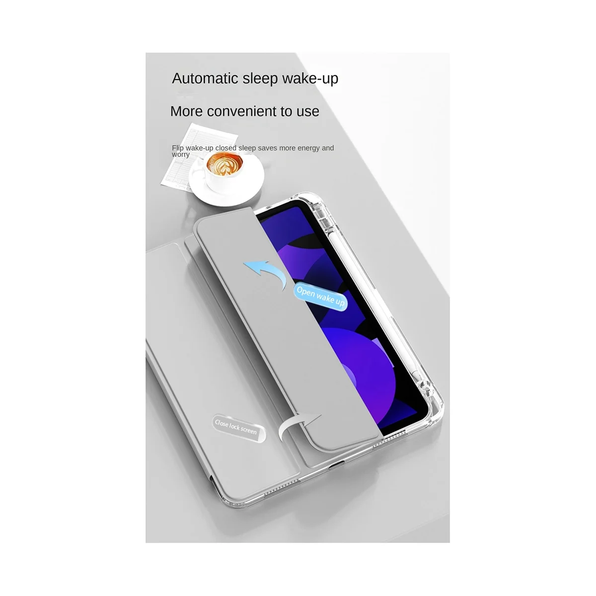 

Suitable for Protective Case Iar1-5 Generation Mini4-6 Generation Por Series (7.9Inch)(Blue)