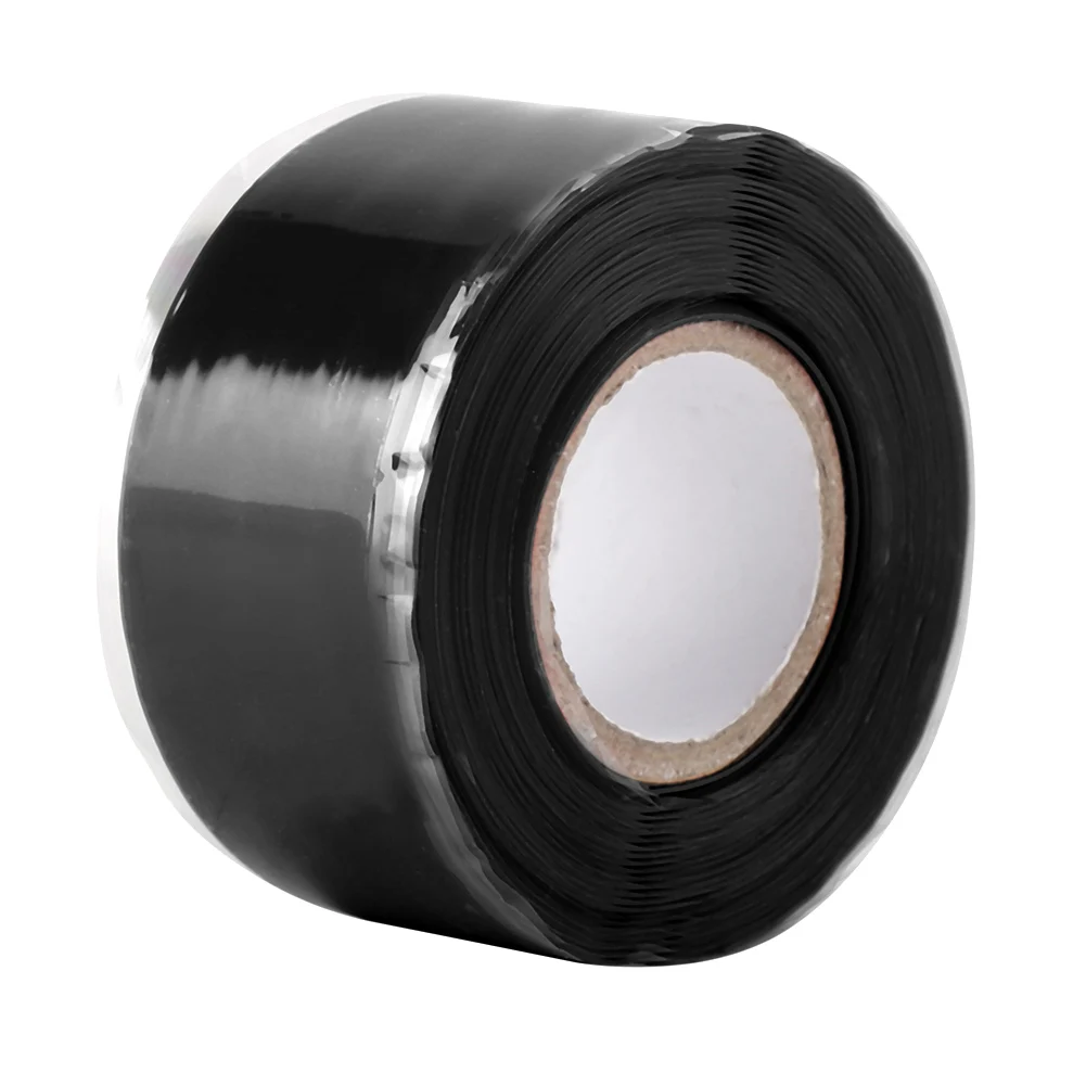 

Self Fusing Silicone Rubber Electrical Tape Waterproof Seal Repair for Water Pipe Hose (Black) Silicone Tape Silicone Tape