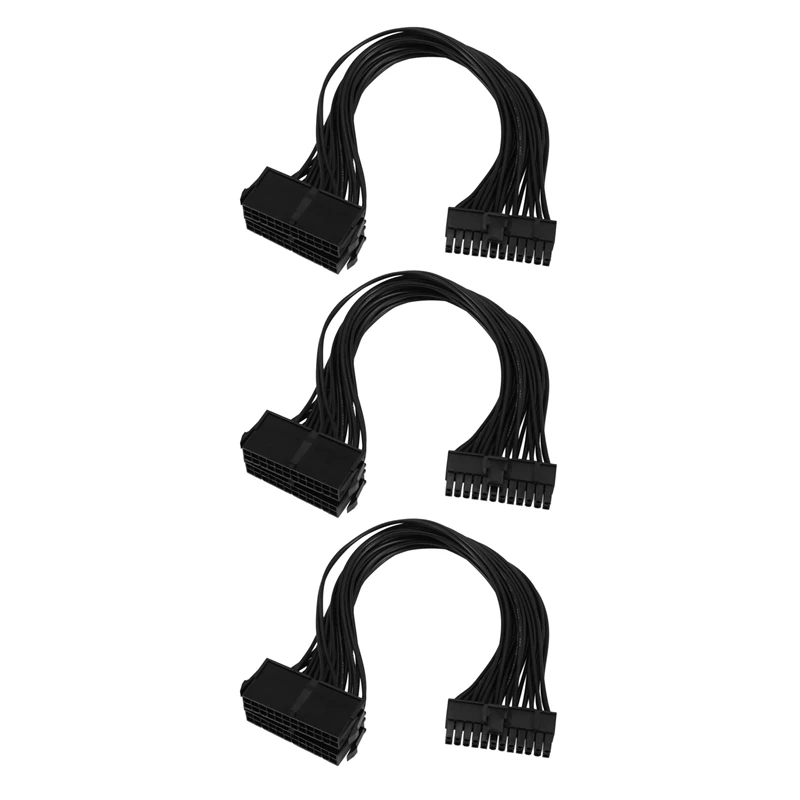 

3-х контактный разветвитель питания, двойной адаптер для кабеля блока питания, 24 контакта, 20 + 4 контакта, стандарт ATX, двойной Удлинительный к...