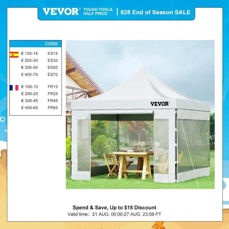 Tent Outdoor Ten With Removable Sidewalls And Wheeled Bag In