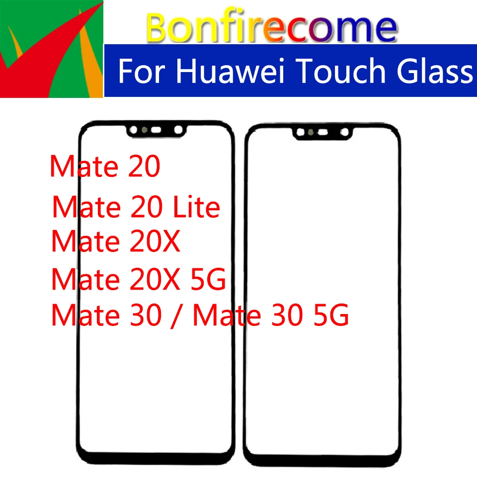 

For Huawei Mate 20 Lite Touch Screen Panel For For Huawei Mate 30 20X 5G Front GLASS LCD Outer Lens With OCA Glue Replacement