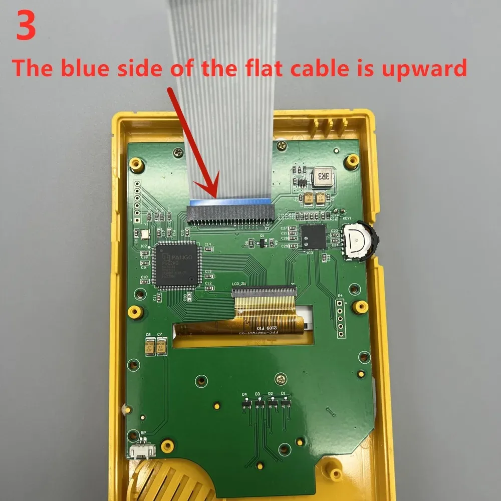 Фото 2,6-дюймовый IPS LCD-экран DMG Game Boy с высокой яркостью, новый корпус, простая установка, готов к использованию, для классических игр. №3