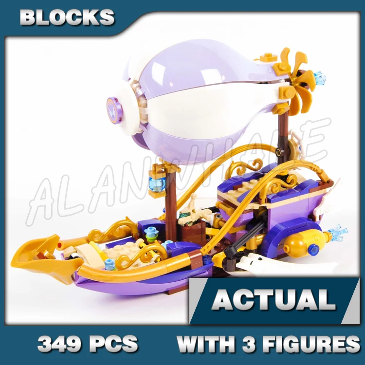 

349pcs Elves Aira's Airship & the Amulet Chase Flying Boat 10696 Building Blocks Princess Sets Bricks Compatible with Model