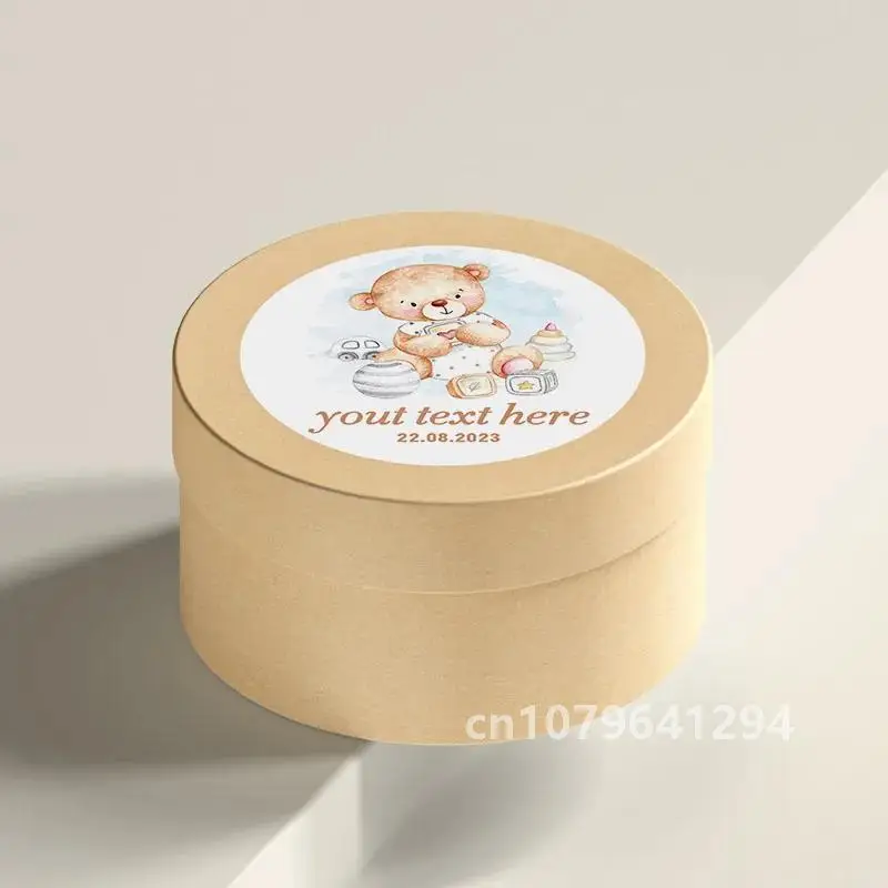 Наклейки с плюшевым мишкой на заказ наклейки Добро пожаловать для маленьких