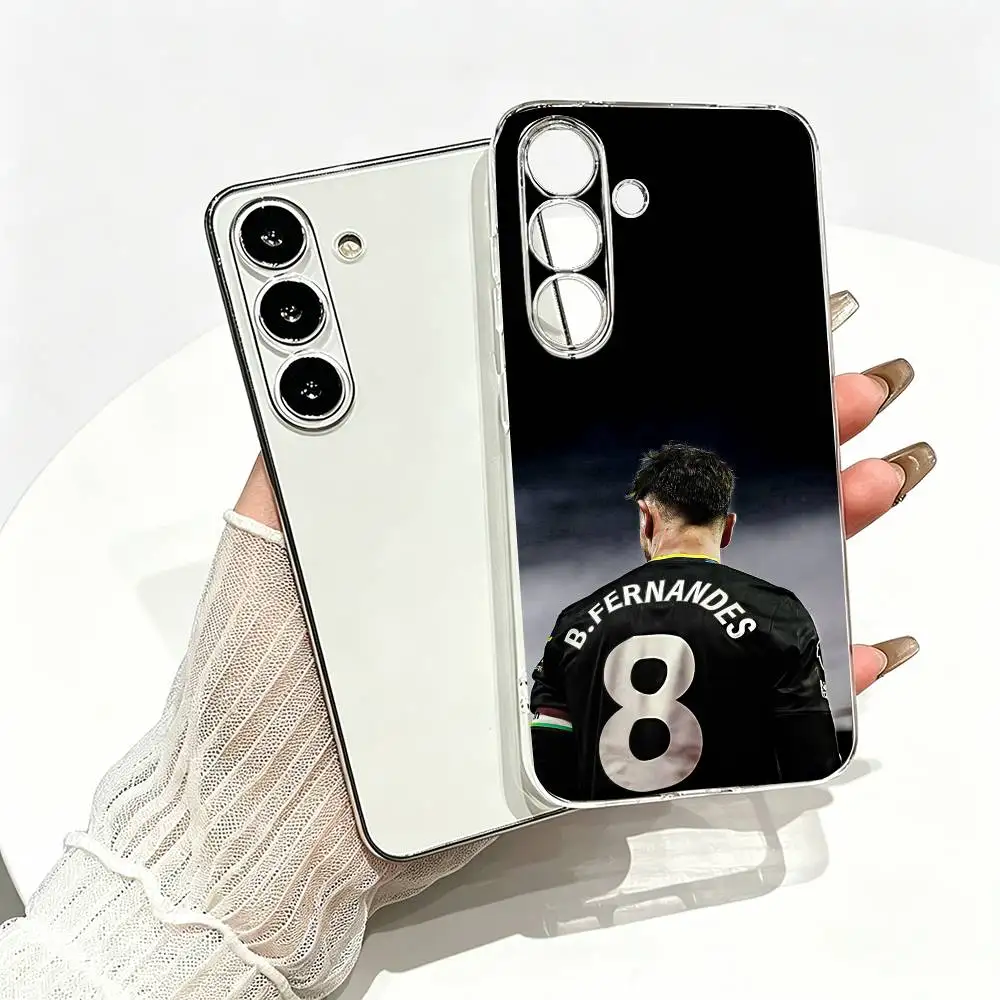Фото Чехол для телефона Bruno f-Fernandes для Samsung A10,12,20,21S,30,31,40,50,51,52,70,71, прозрачный чехол №3