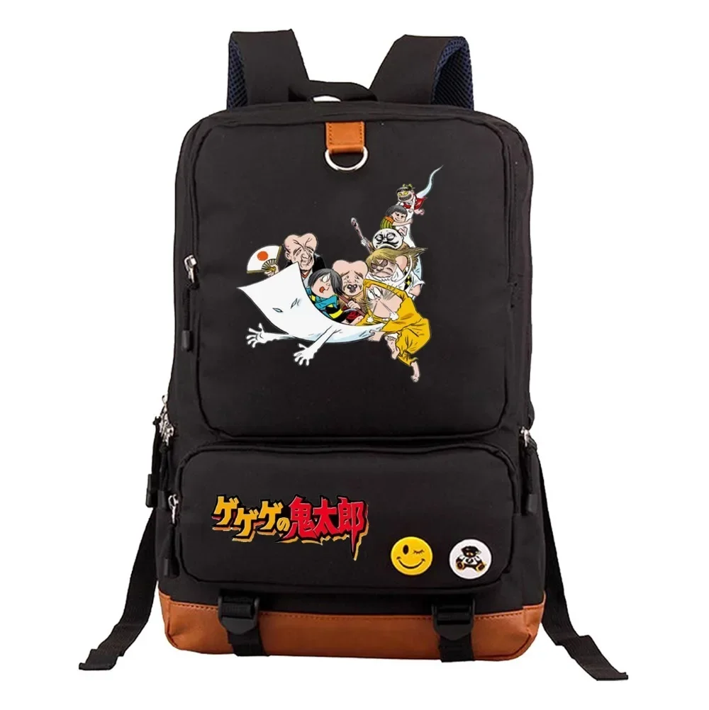 Японский аниме GeGe no Kitaro Рюкзак Школьный рюкзак Унисекс Повседневные дорожные