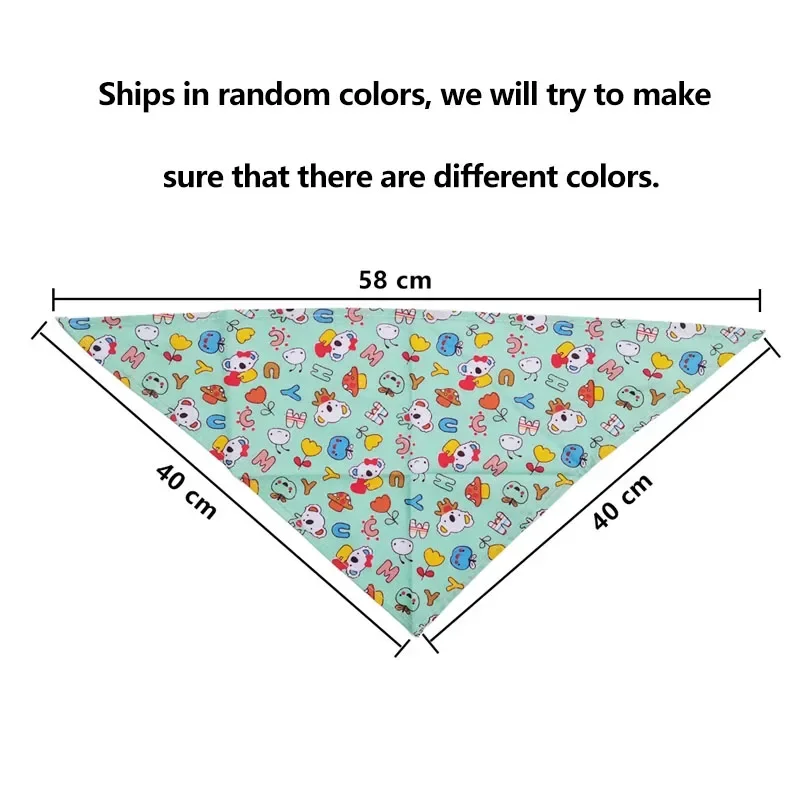 Массовая бандана для собак 30/50 шт. хлопковая треугольная повязка домашних