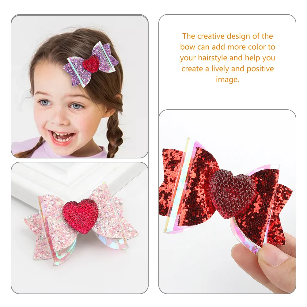 Заколка для волос с бантом заколки бантиками малышей блестки девочек и детей