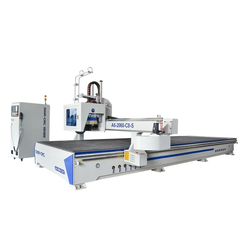 

2060 ATC wood CNC Router With Saw Cutting 3D Carving Woodworking Machinery
