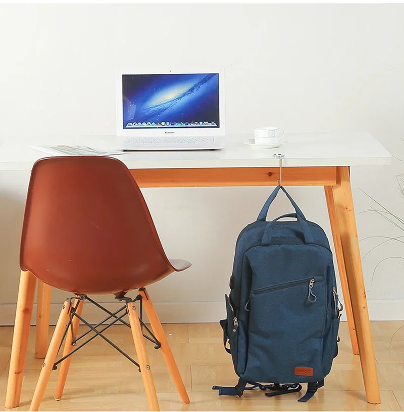 Портативный студенческий настольный крючок вешалка для рюкзака сумок кухонного