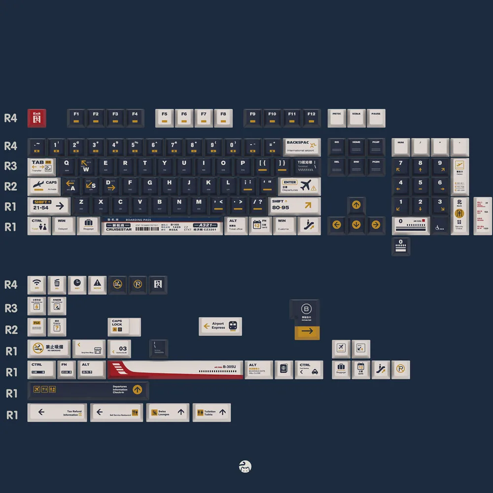Фото Колпачки для клавиш Gateron Outemu JWT KAILH Cherry Mx, 142 клавиш №2