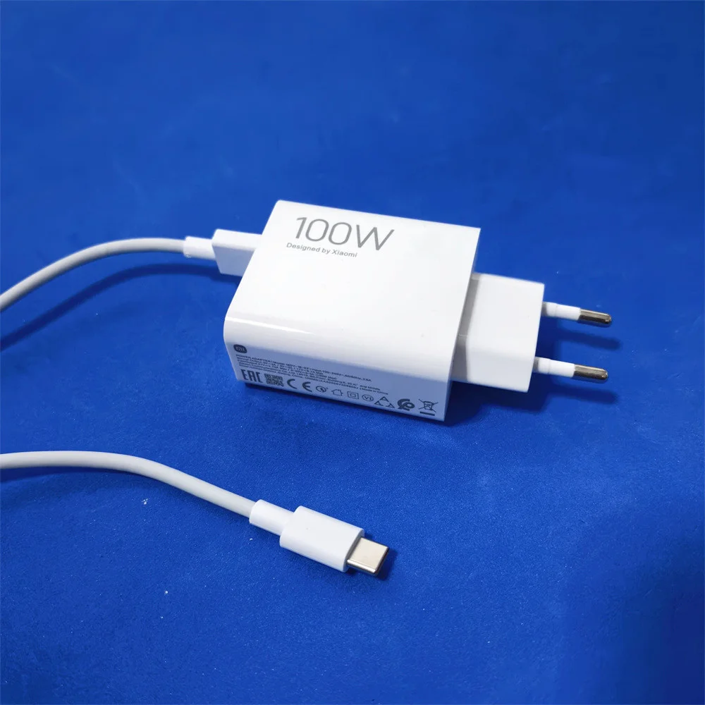 Фото Зарядное устройство Xiaomi Mi 17T 100W EU с быстрой зарядкой Turbo для Mi 15, 17, Redmi K90 Pro MAX, Poco X7, F8 Pro Ultra, кабель Type-C 6A №1