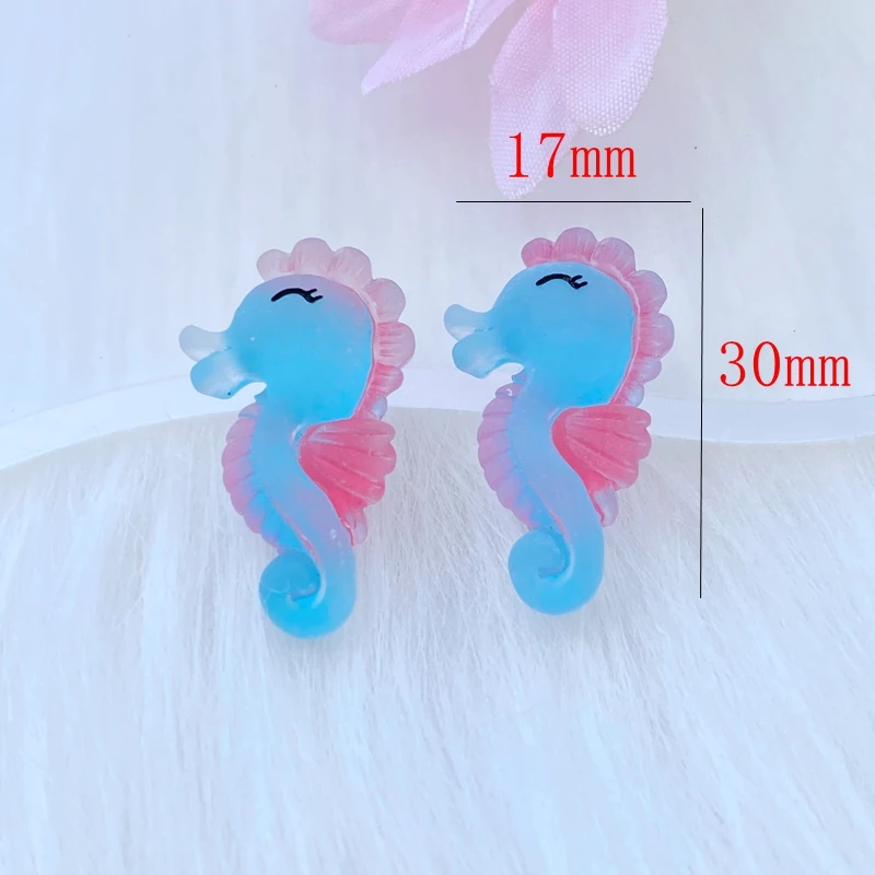 

Набор из 10 разноцветных полимерных фигурок морских животных