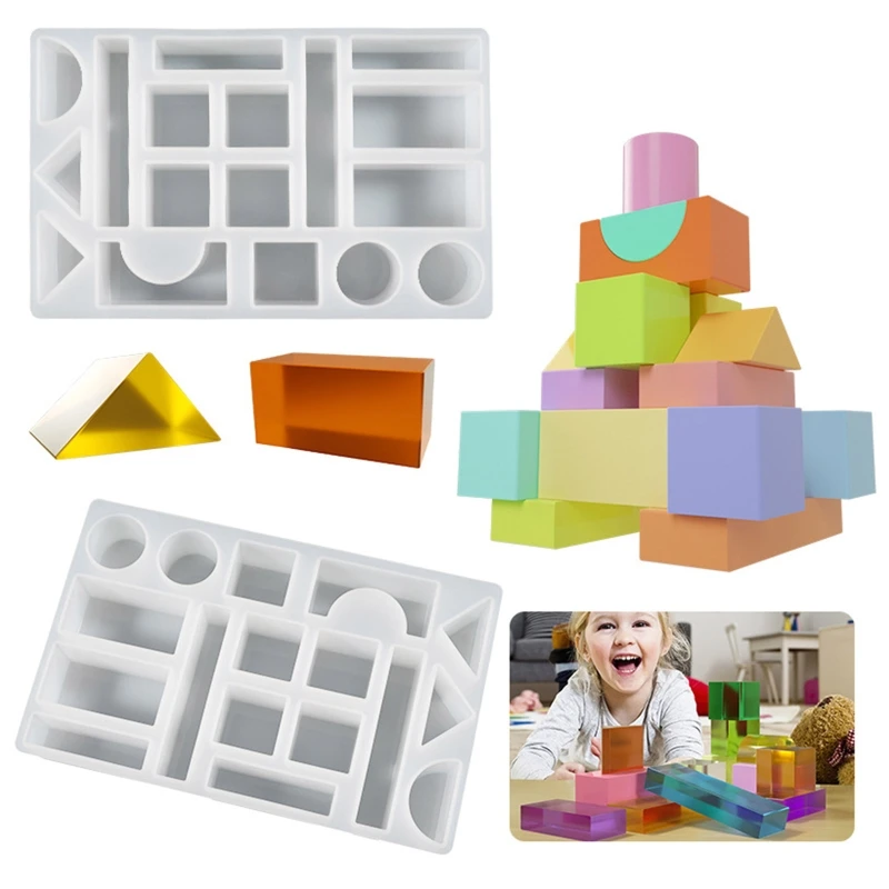 

Diy Building Block Moulds Resin Casting Epoxy Moulds Handmade Building Toy Mould Gypsum Aromatherapy Ornaments Mold