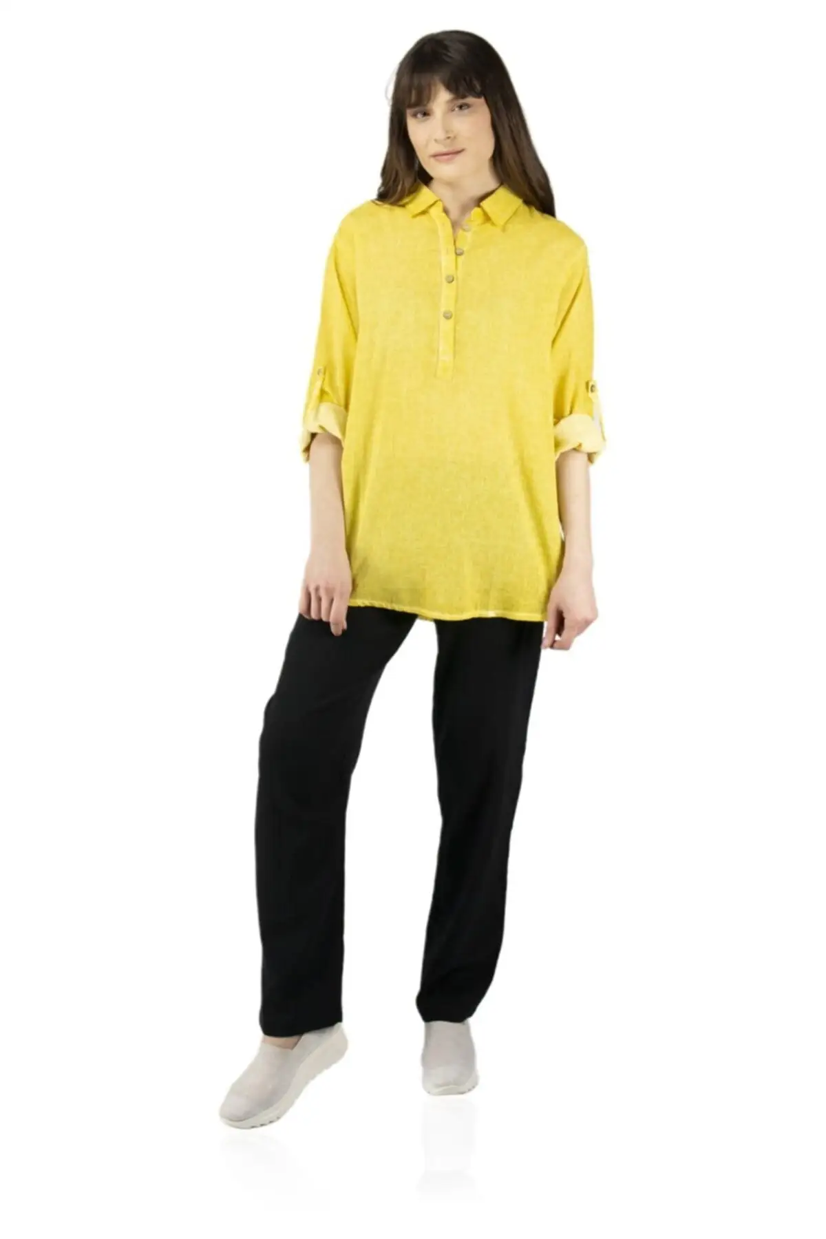 

Sevcan Special 100% органический английский хлопок Shilla Cloth винтажный этнический богемный блузка желтого цвета