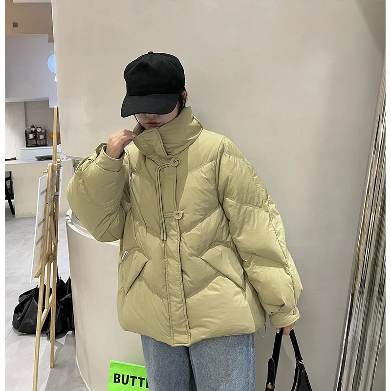 DEODAR Winter Women Down Jacket Ladies Short 90% White Duckdown Casual Coats Female Polyester Fabric Loose Fashion Warm Parka