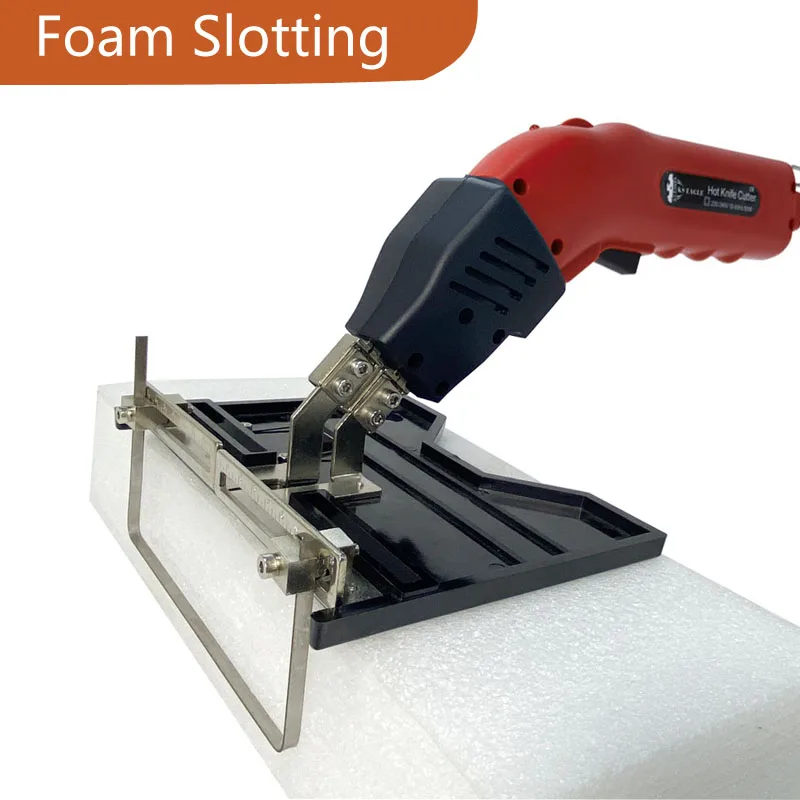 

250W High Power Electric EPS Foam Cutter Hot Knife Handheld EPE Slotter Thermal Cut Machine Sponge Polystyrene Slotting DIY Tool