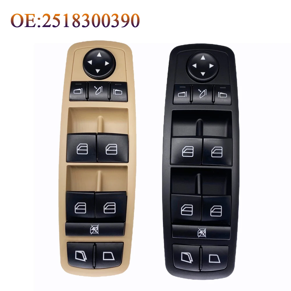 

For Mercedes-Benz GL R Class GL320 GL450 R350 Front Left Driver Door Window Control Switch Lifter Button 2518300390