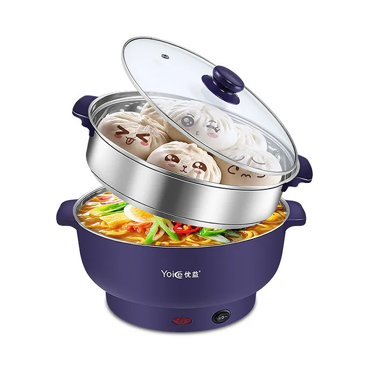 

Multi-Functional Electric Cooker Household Electric Steamer Electric Chafing Dish Electric Food Warmer Cooking Noodle Pot