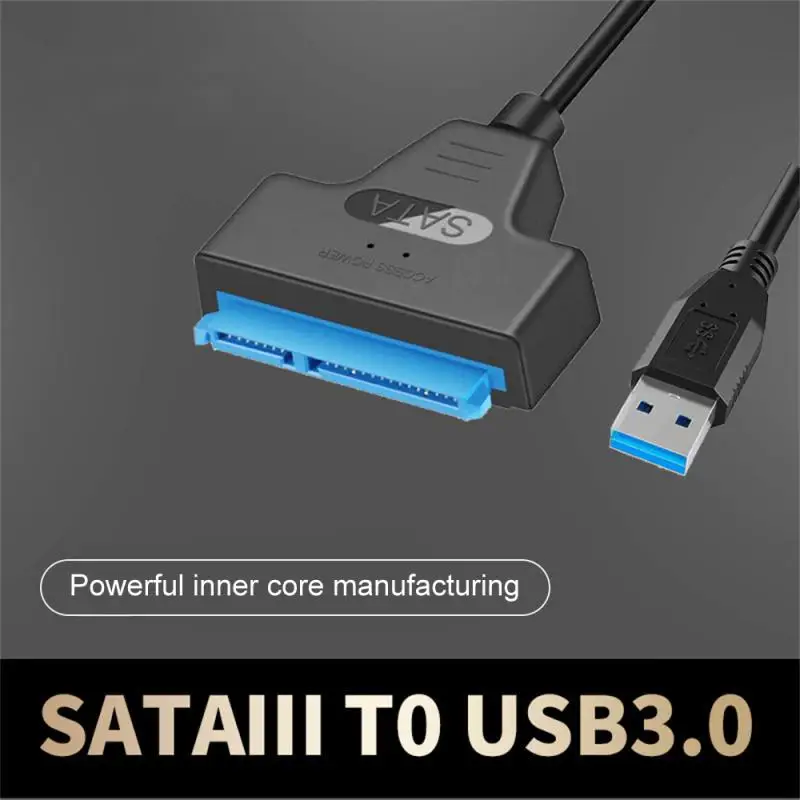 

Соединитель Usb 3,0 Sata 3 кабель поддерживает внешний жесткий диск 2,5 дюйма Ssd жесткий диск до 6 Гбит/с 22-контактный адаптер Usb 3,0 к Sata Iii шнур