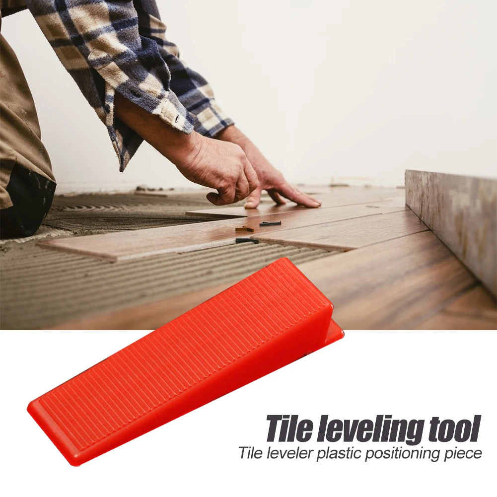 

100pcs/set Wear-resistant Tile Leveling Wedges Tile Wear-resisting Withstand Voltage Spacers for Flooring Leveler Locator