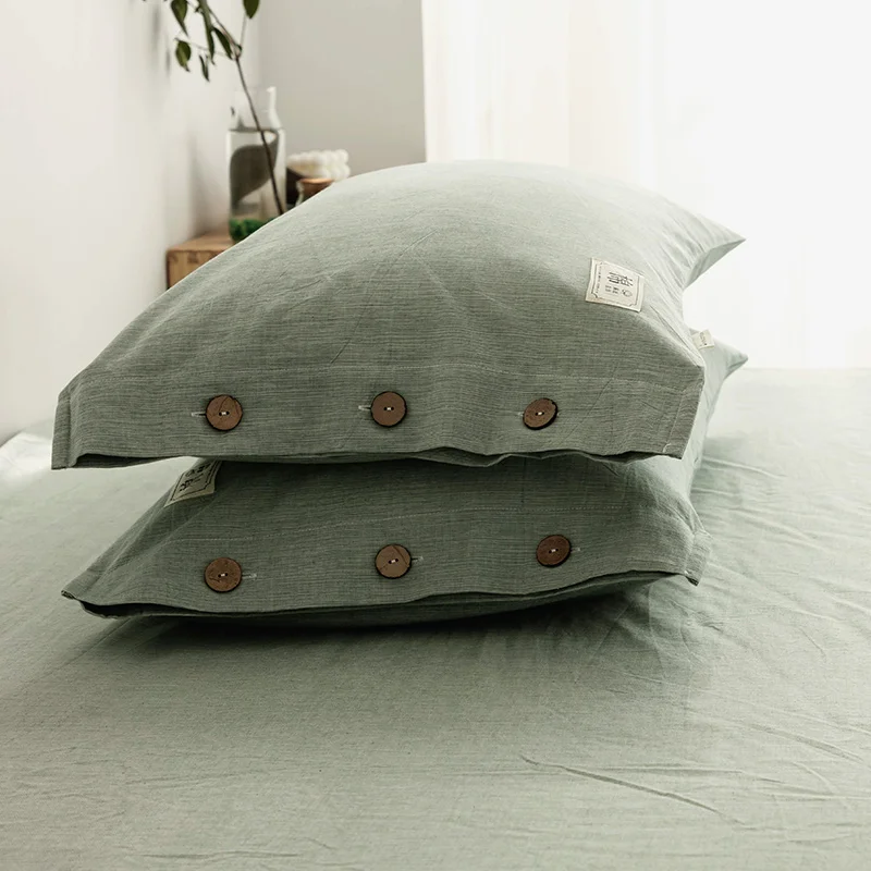 

48cmx74cm Long Staple Cotton Pillow Case Cover Pillowcase Decorative Bedding Bedroom Home Use