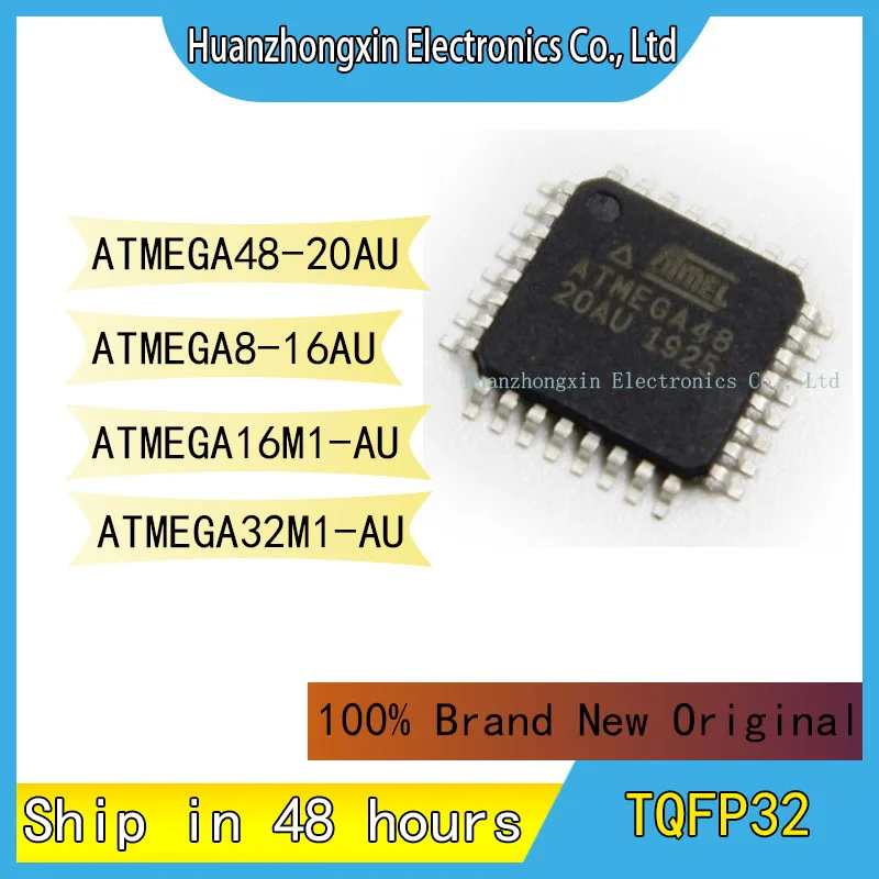 

ATMEGA48-20AU ATMEGA8-16AU ATMEGA16M1-AU ATMEGA32M1-AU TQFP32 MCU 100% Brand New Original Integrated Circuit Microcontroller