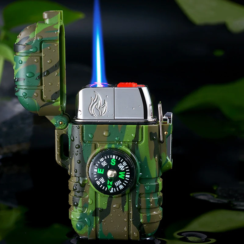 Новая водонепроницаемая ветрозащитная зажигалка с двойной дугой