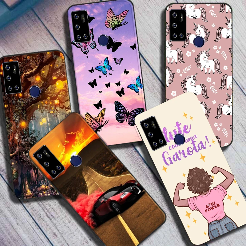 Модный силиконовый чехол для Cubot C20, тонкий Чехол-бампер унисекс