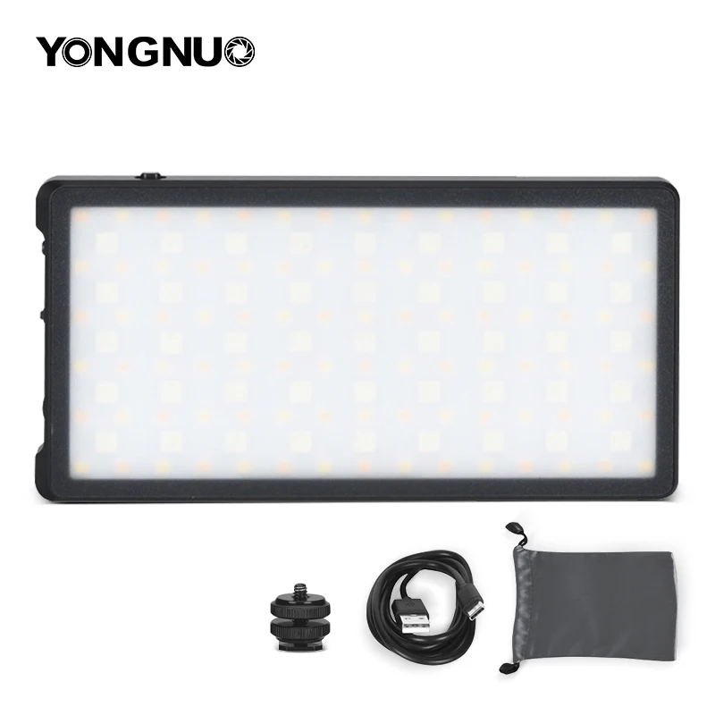 

YONGNUO YN135 12W Mini RGB LED Video Pocket Lights Photography Studio Lamp Fill Lighting For Makeup Creative Vlog TikTok Youtube