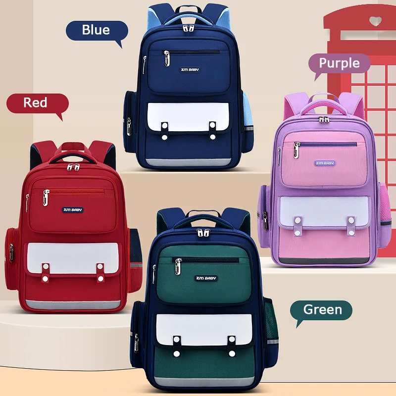Chinese Style Retro Children Orthopedic School Bags Designer Casual Girls Student Backpacks Kids Schoolbags Mochila Backpack