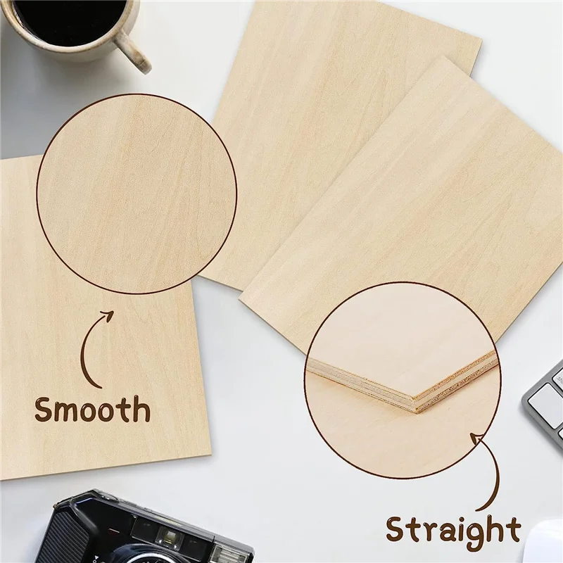 10 панелей из фанеры деревянная панель формата А3 лобзик по дереву для