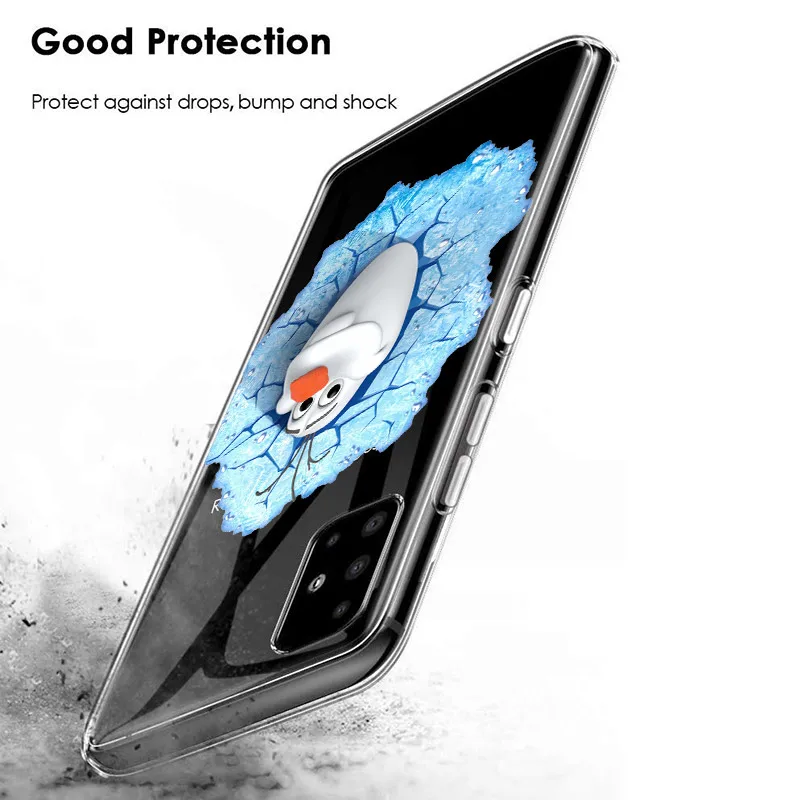 Olaf Снеговик Холодное сердце для Samsung Galaxy A01 A11 A12 A22 A21S A31 A41 A42 A51 A71 A32 A52 A72 A52S чехол