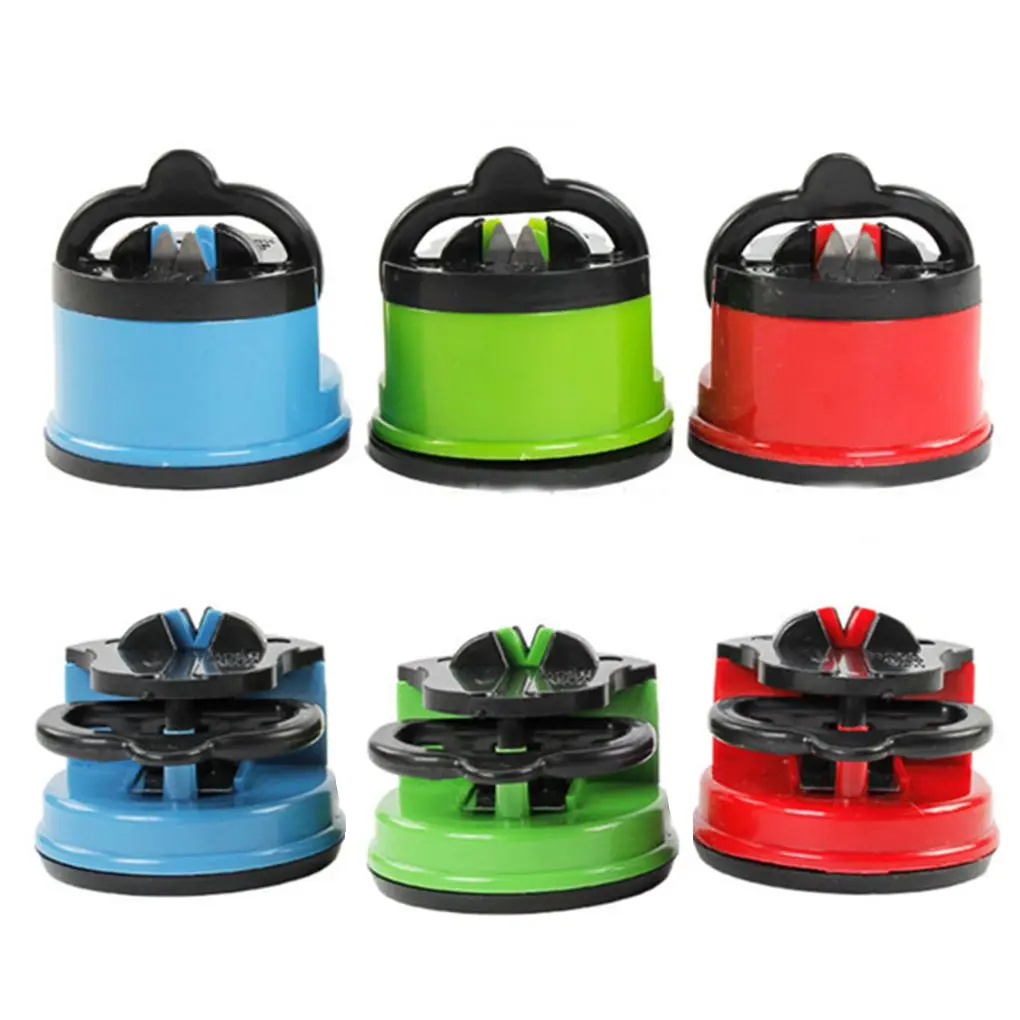 1pc Professional Suction Sharpening Stone Scissors Grinder Household Kitchen Chef KnivesSharpener Tool Accessories Random Color | Дом и сад