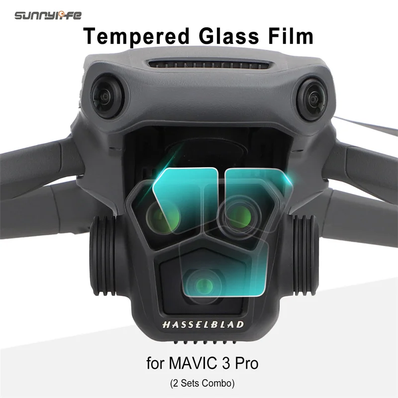 

Protective Films for DJI Mavic 3 Pro Combo Tempered Glass Lens Film Protector Accessories Drone Sunnylife 9H High-hardness Part