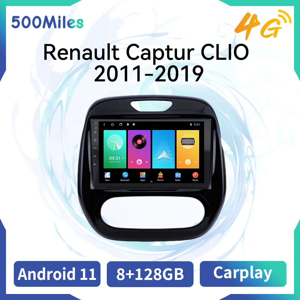 

Car Radio Android 2 DIN Stereo for Renault Captur CLIO 2011-2019 Car Multimedia Player Gps Navigation FM Autoradio Head Unit