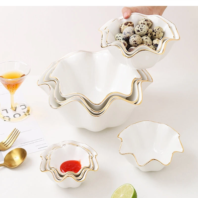 Европейская искусственная Роскошная керамическая чаша из Пномпеня фруктовый