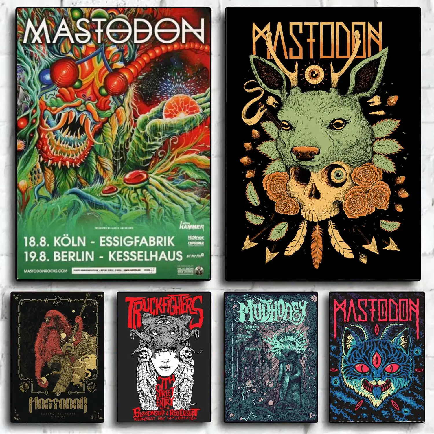 Декоративный художественный постер mastodon Singer настенный персонализированный